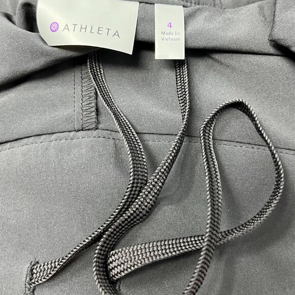 Athleta Black Tennis Skort Size 4 with Side Zip - Picture 7 of 12